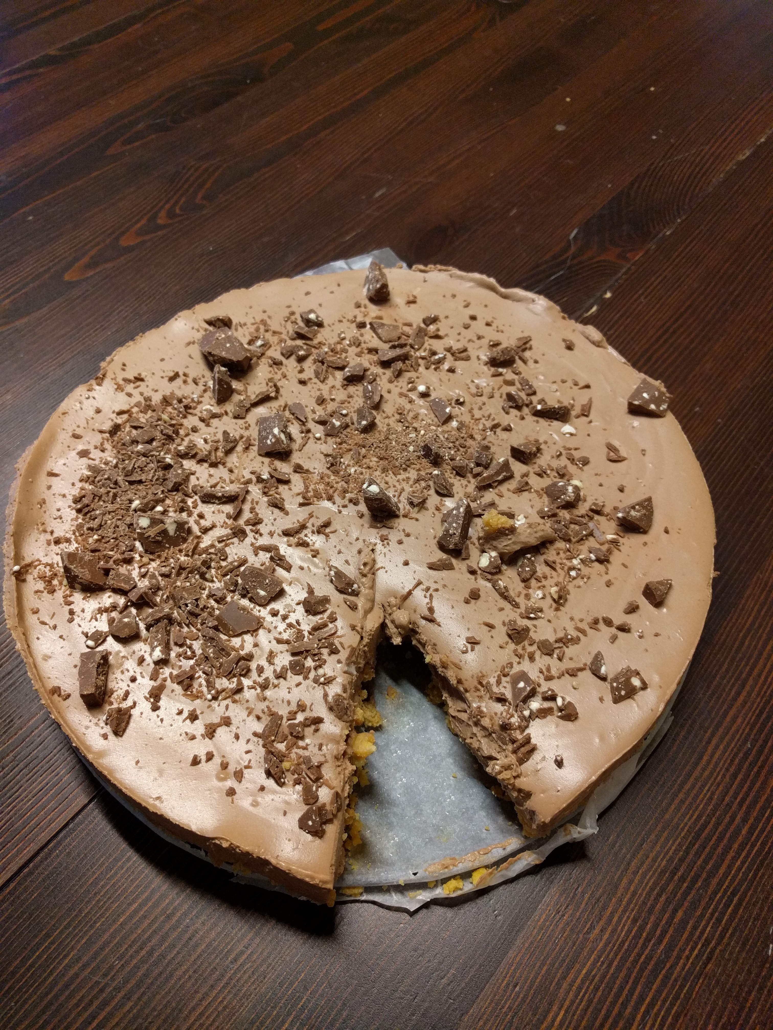 No bake chocolade cheesecake