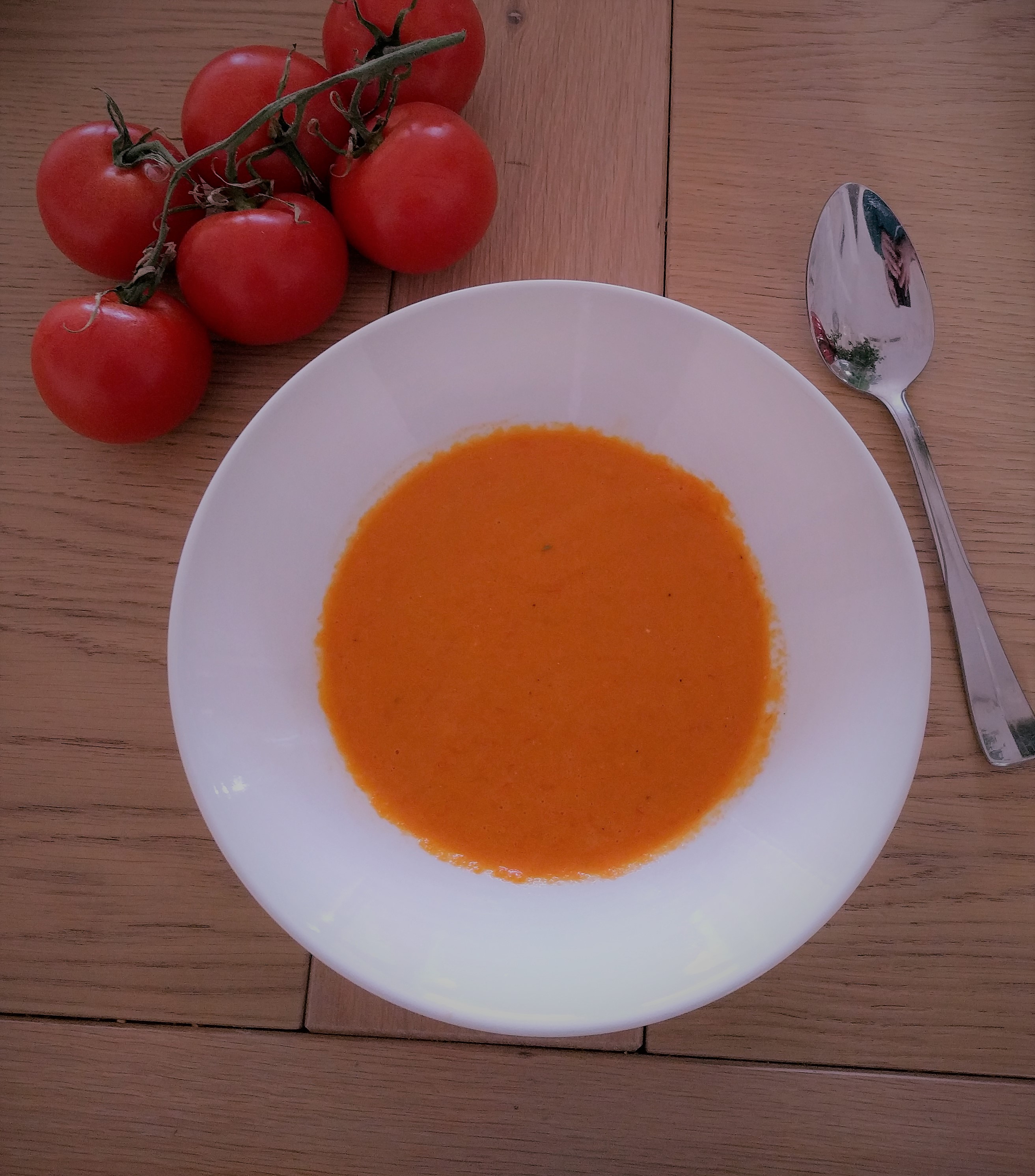 Geroosterde tomaten paprikasoep