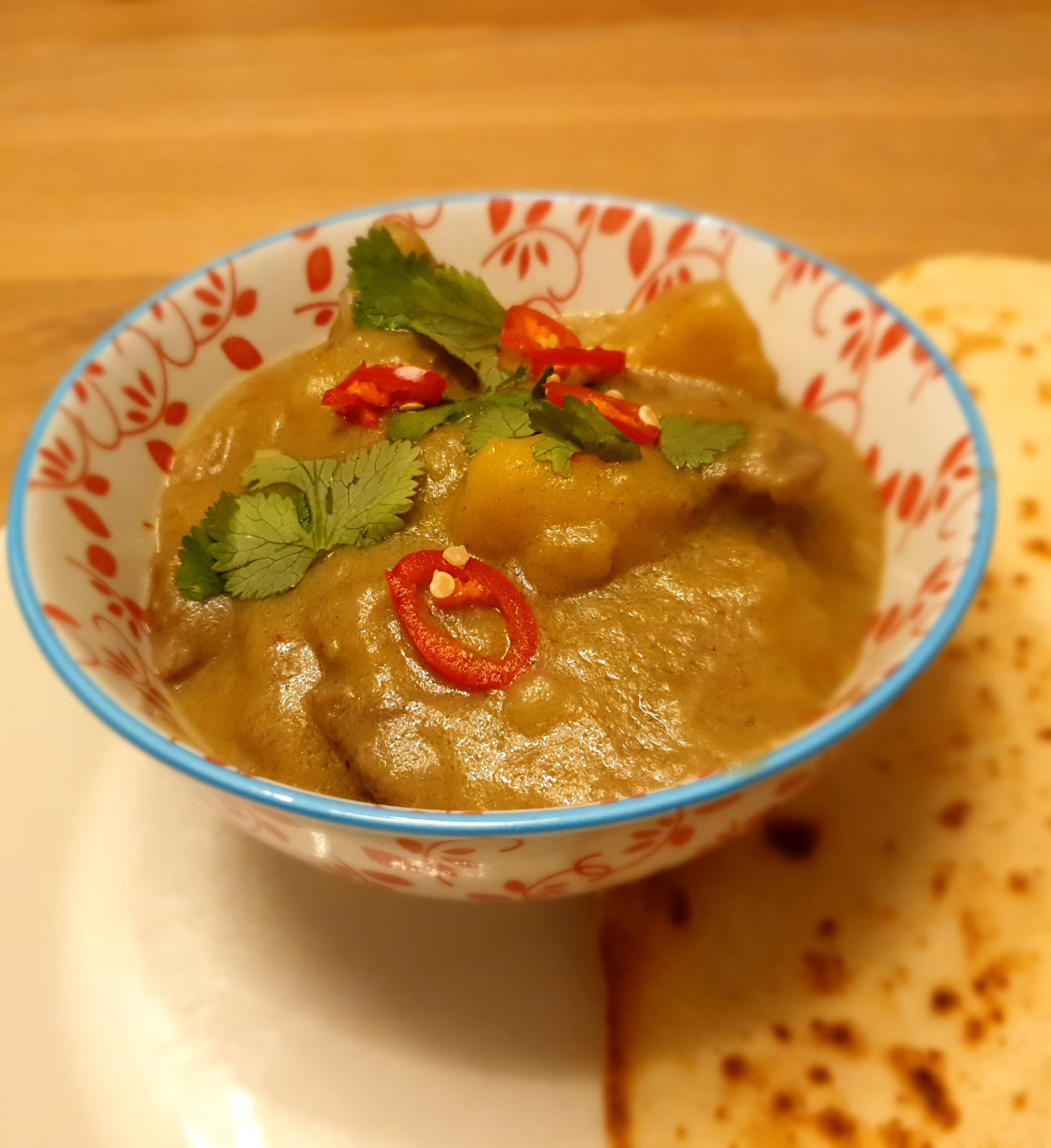 Massaman curry met rundvlees